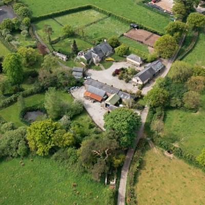 Swallow Barn Exterior Drone